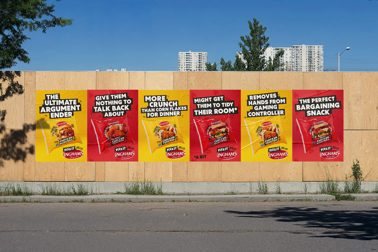 Inghams Butermilk Fixx Street posters