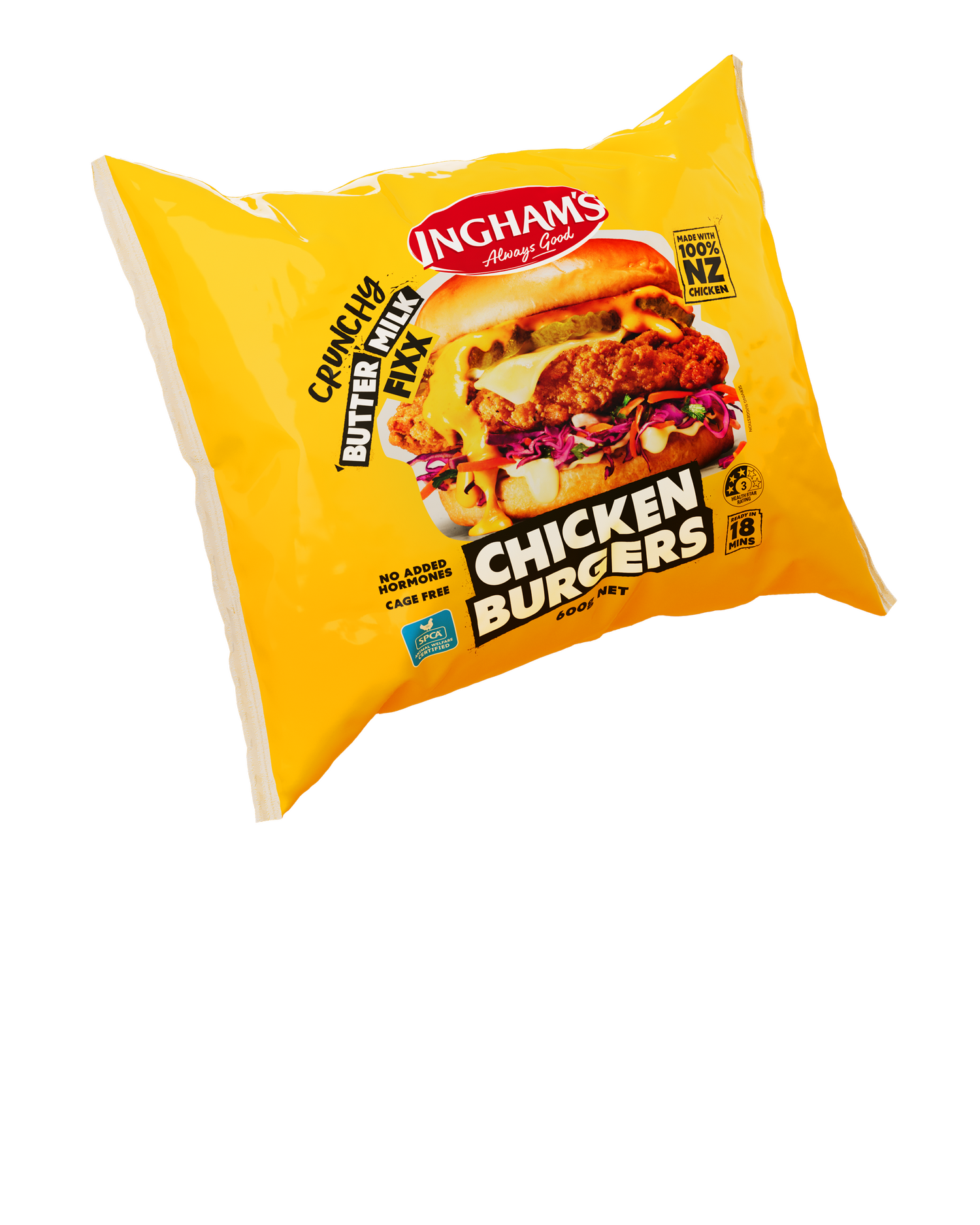 Inghams Chicken Burgers ANGLE Social